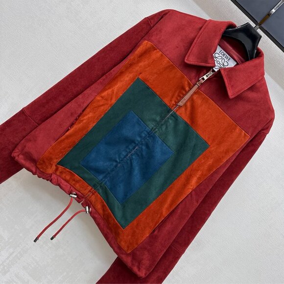 Loewe Brown Suede Balloon Shirt Jacket - Picture 5 of 12